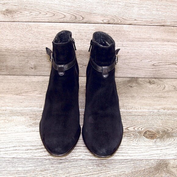 * NEW * $800 GRAVATI Neiman Marcus Women's 7.5 M Ankle Boot 4656 * add $15 Trees - Picture 2 of 16